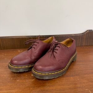 Dr martens burgundy Oxford shoes